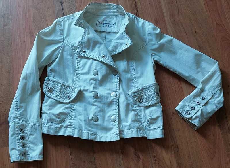 Biała kurtka jeansowa rozm. S