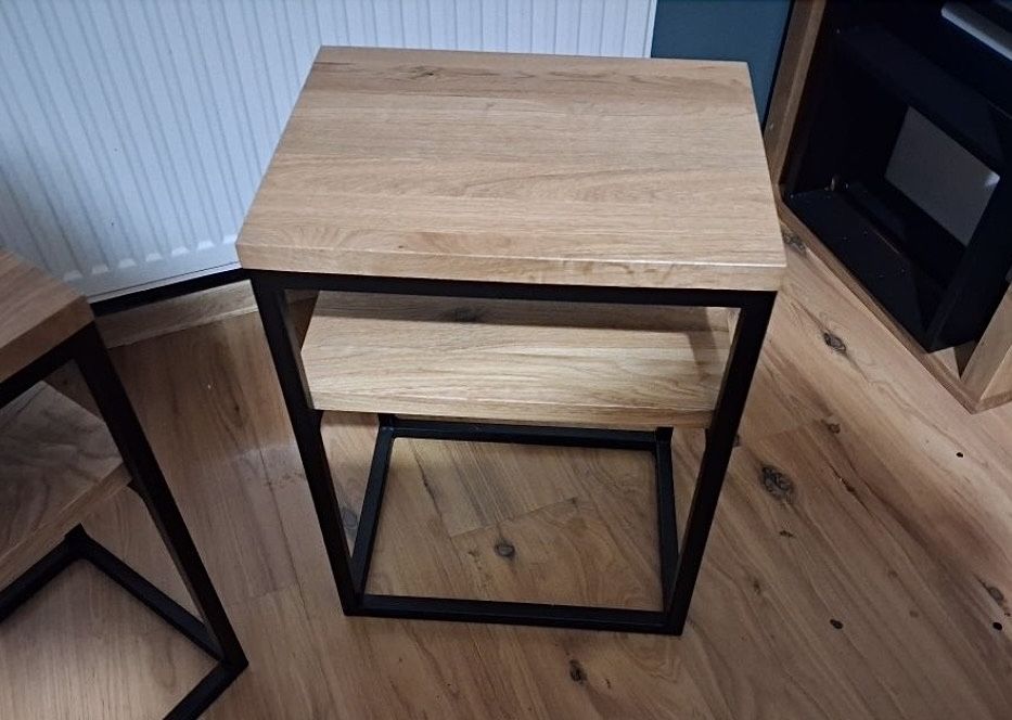 Stoliki szafki nocne lity dąb loft