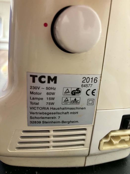 Maszyna do szycia TCM 2016 (model 64577)
