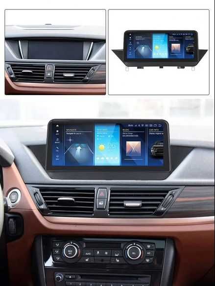 Radio Android Nawigacja GPS BMW X1 E84 2009r-2015 Carplay 8+128 2-din