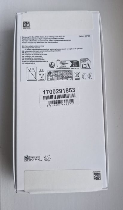 Samsung A17 5G - NOVO Selado