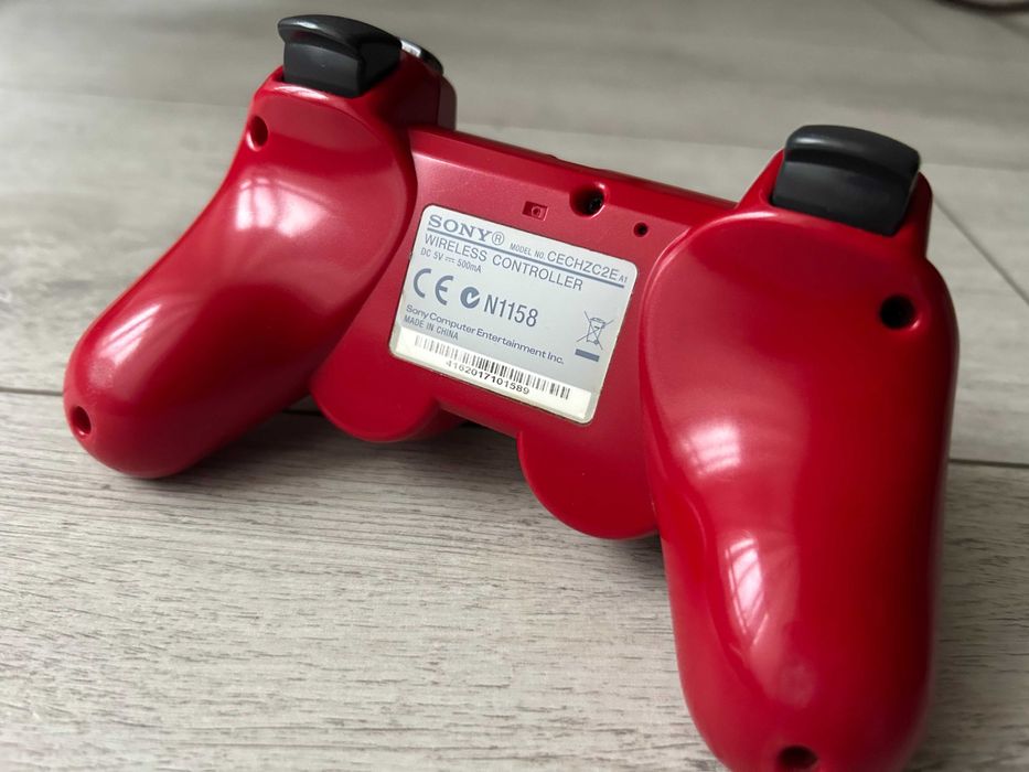 Oryginalny Joystick Kontroler Pad Sony DualShock 3 PS3 500mA Toshiba PS3 Czerwony Red