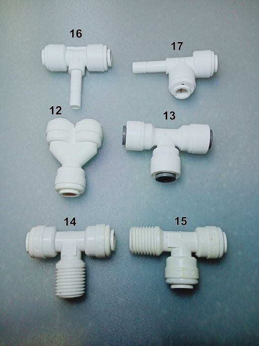 Трубка 1/4 резьба муфта ниппель