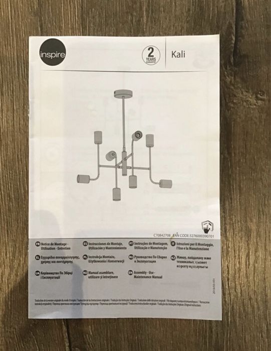 Candeeiro de tecto inspire KALI