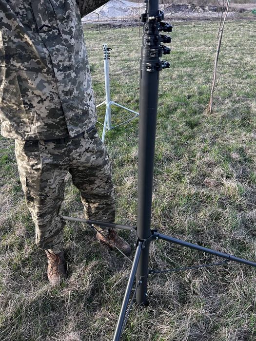 УСИЛЕННАЯ КОНСТРУКЦИЯ! Мачта телескопическая 14 метров для антенны