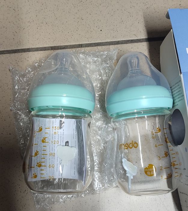 Скляні пляшечки для немовлят Oberni 150 мл