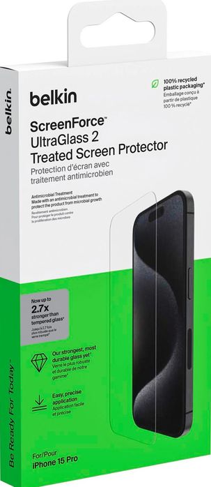 Belkin szkło ochronne do iPhone'a 15 pro max
