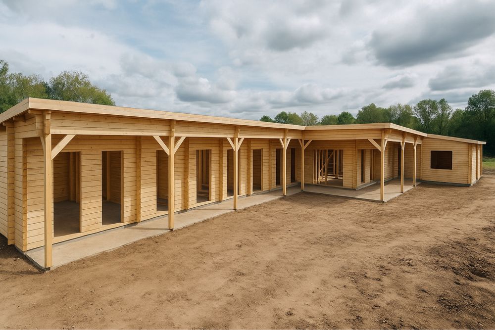 Moradia de Madeira | Nova | Embalada por montar | Ideal para Campo