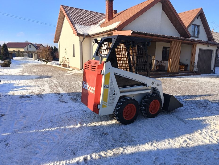 Bobcat 443 mała zwinna Kubota 105 cm mini ładowarka burtowa