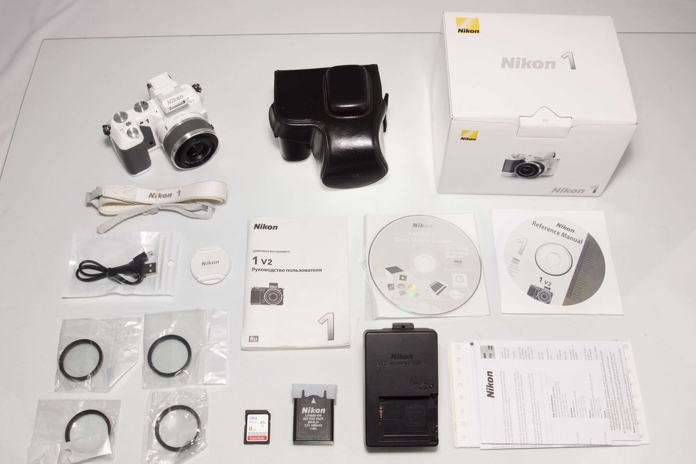 Aparat NIKON 1 V2 14.2Mpx + 10-30mm VR 2.721 zdjęć BOX # Gwarancja FV