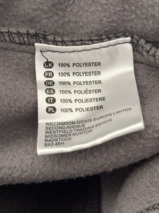 Polar Dickies XXXL plus size half zip logowany fleece super stan
