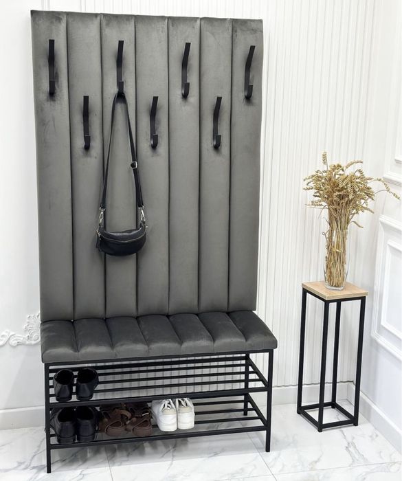 Акція! Вішак-панно для одягу та банкетка, вішалка, банкетка для взуття