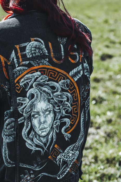 Custom kurtka jeansowa