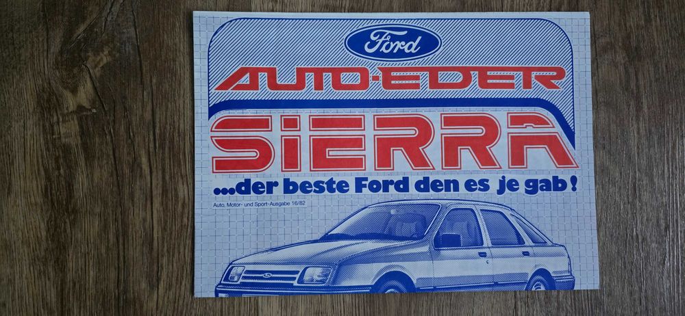 Prospekt Ford Sierra