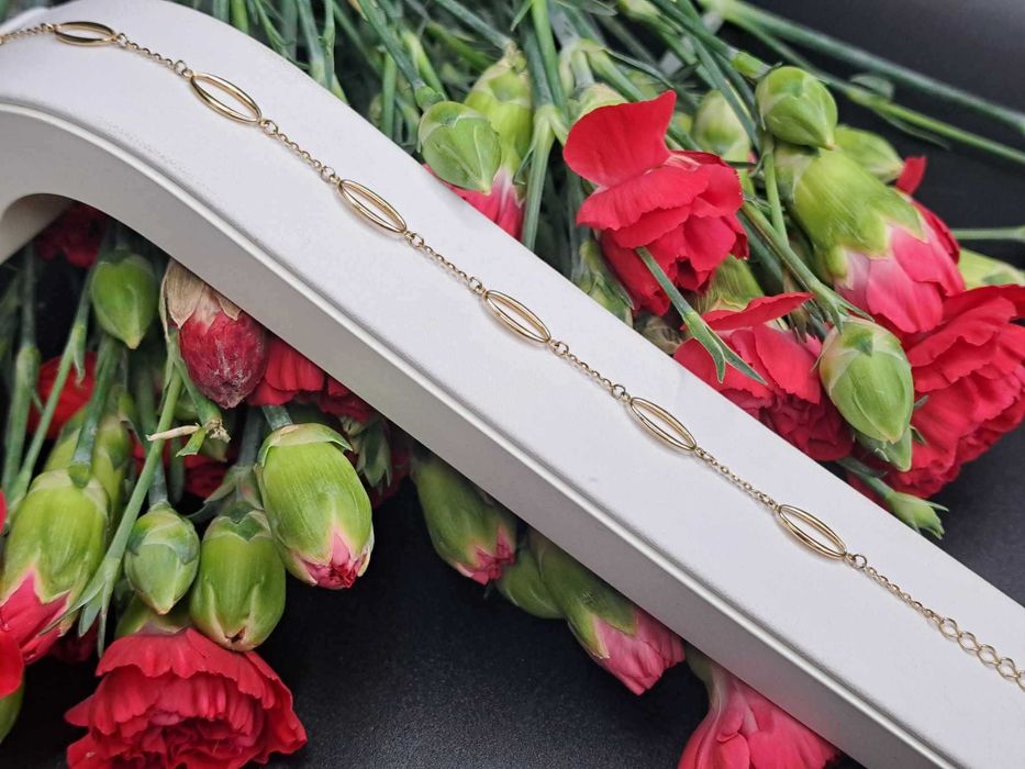 NOWA ZŁOTA BRANSOLETKA 2,01 GR. próba: 585 Komis Redi