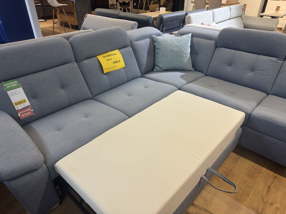 Narożnik Comforto Meblosoft wyprzedaż ekspozycji