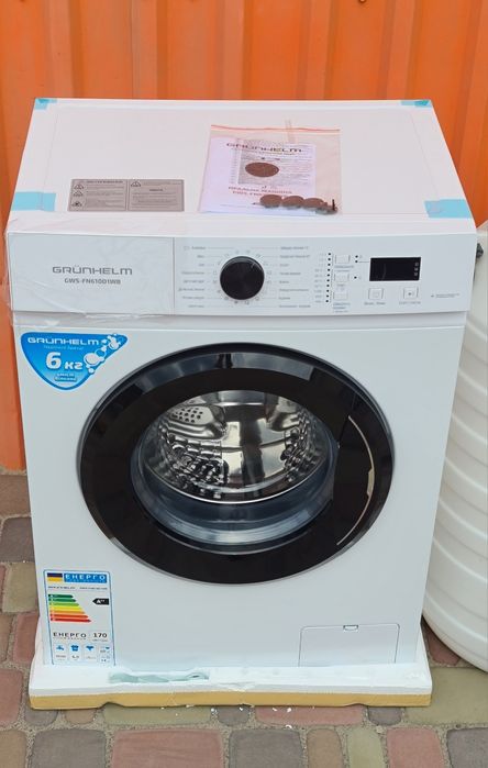 Стиральная машина Grunhelm 6kg с баком для воды.Новая .Гарантия