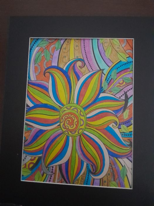 Moldura de parede mandala