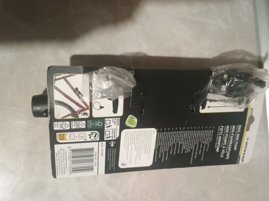 Насос велосипедний Dunlop