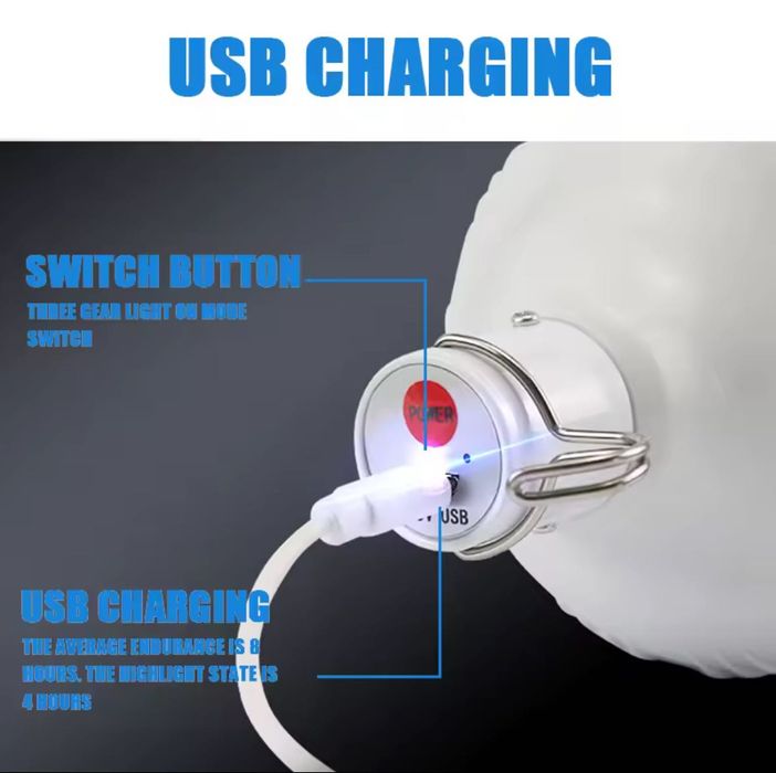 Акумуляторна LED лампа 320 w