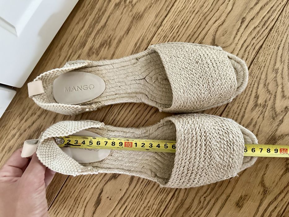 MANGO j.nowe przepiękne espadryle 39/40