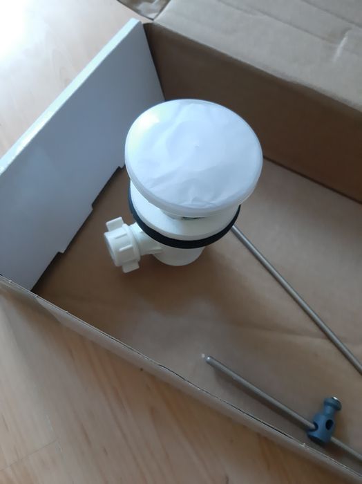 Nowy korek, syfon hansgrohe