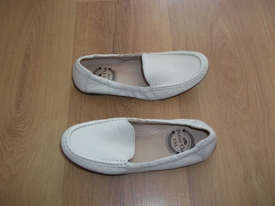 Жіночі шкіряні мокасіни Driver Club.