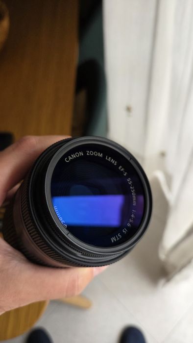 Canon 800D + Lente 55-250mm