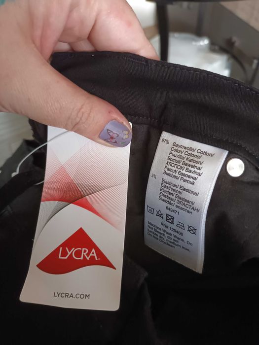 Spodnie damskie rybaczki 56 nowe