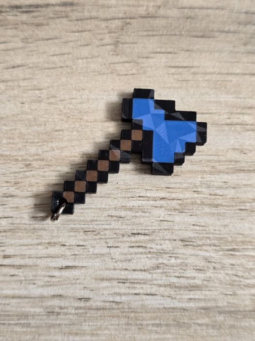 Breloczek Diamentowy Topur Minecraft 3d - Brelok Druk3d fidget