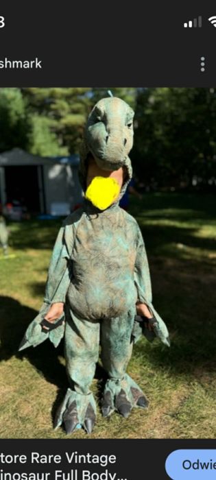 Dinozaur strój karnawalowy