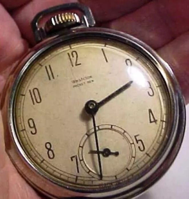 Relógio de bolso antigo Westclox