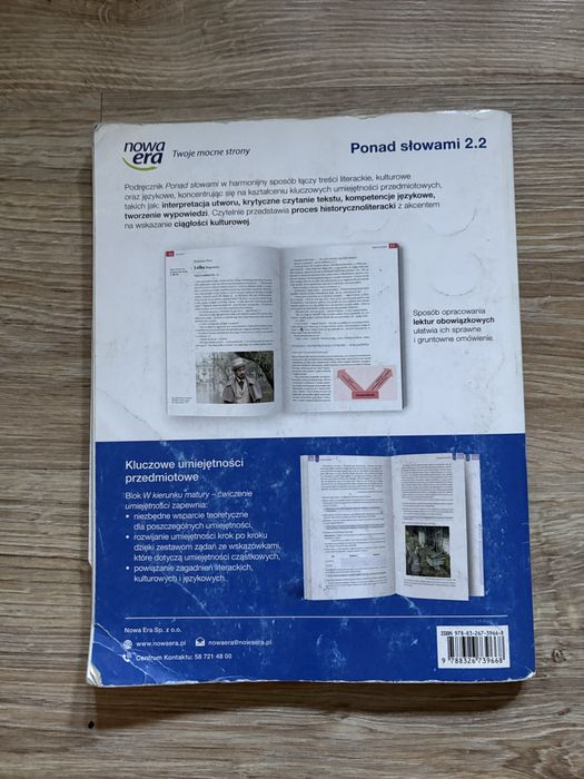 Książka ponad słowami 2 część 2 liceum/technikum