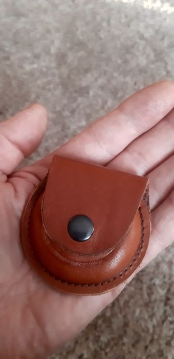 Монетница из натуральной кожи ручной работы