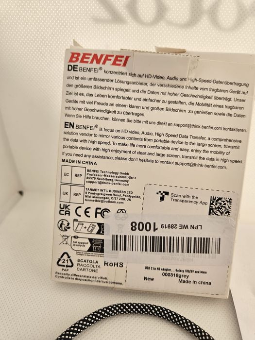 Nowy adapter USB-C do HDMI 4K 60Hz - Benfei