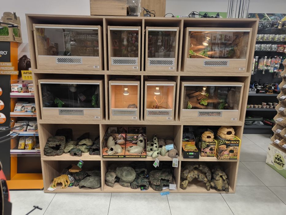 Terrarium meblowe agama wąż gekon eublefar producent