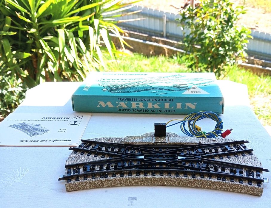 MARKLIN 5128, Cruzamento eléctrico NOVO
