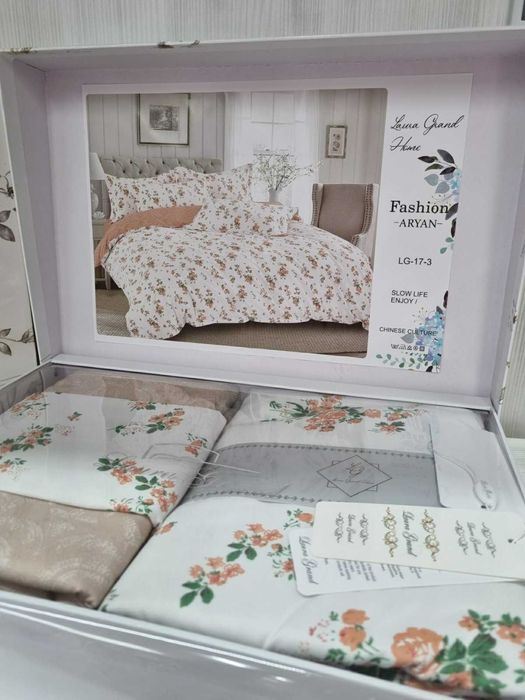 Постільна білизна Laura Grand LG-17 із 100% Сатину (100% Хлопок)