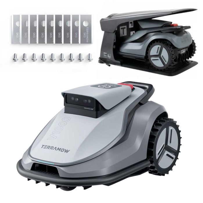 Robot Koszący BEZ KABLA TerraMow V1000 - Inteligentna Kamera AI + noże