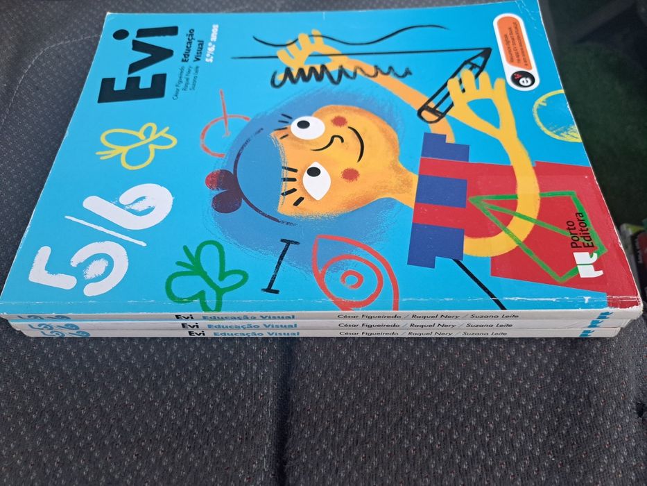 Livro manual de educação visual E.V 5 e 6 ano Evi