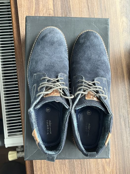 Туфлі Bugatti dark blue