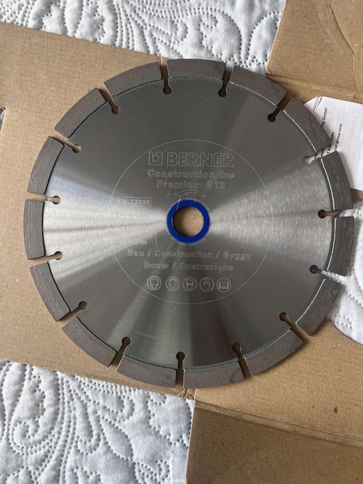 Disco diamantado alvenaria a seco de 230mm (novo) Berner