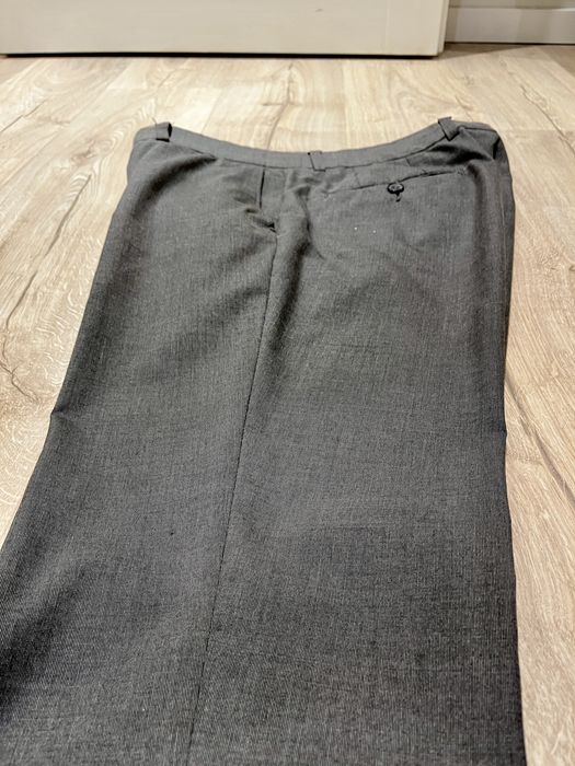 Szare spodnie garniturowe w idealnym stanie
