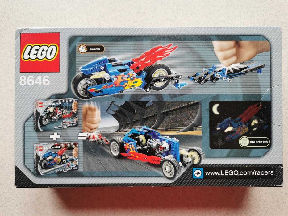 LEGO Racers 8646 Speed Slammer Bike NOWY Unikat