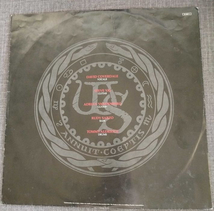 Whitesnake – Slip Of The Tongue (Original 1989 Europe Vinyl LP)