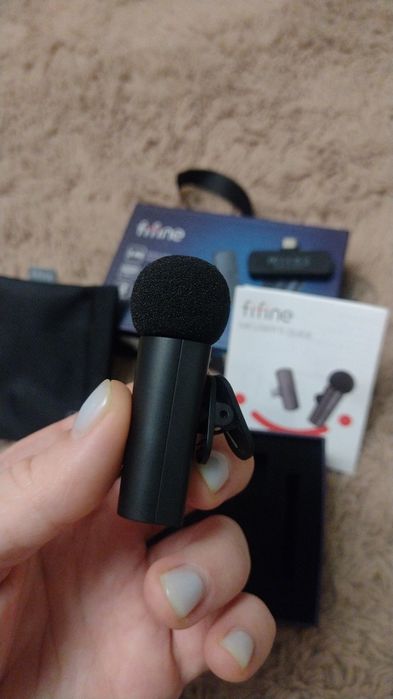 Петличний бездротовий мікрофон fifine M6 микрофон петличка