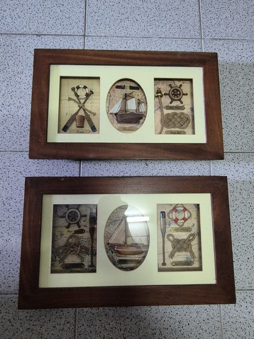 2 Quadros tema náutica