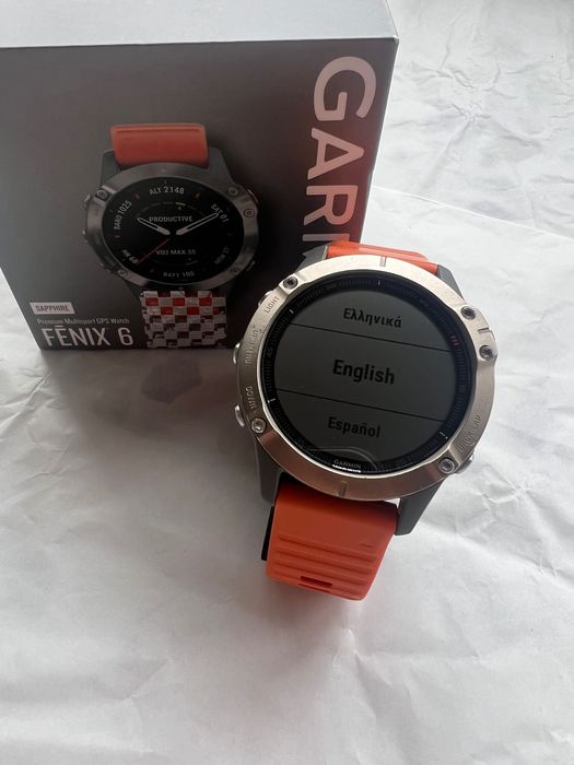 Relógio Garmin fénix 6 Safira