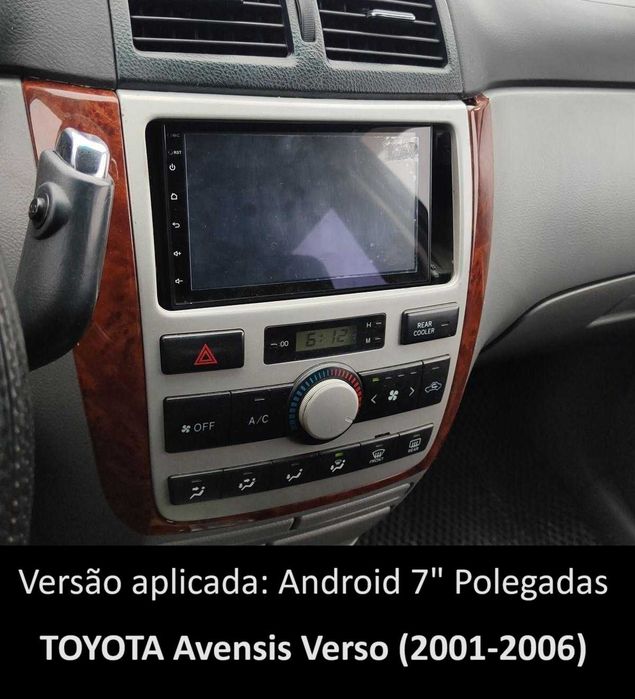 (NOVO) Rádio 2DIN • Toyota • Verso • Corolla Verso • Android [4+64GB]