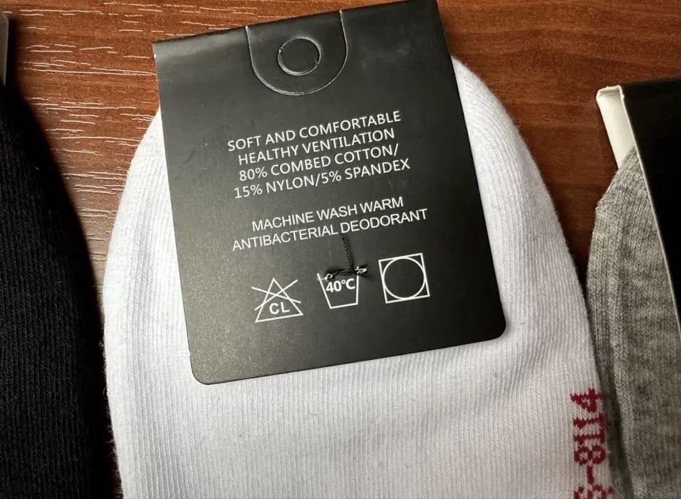 Skarpetki Gucci czarne, białe, granatowe, szare